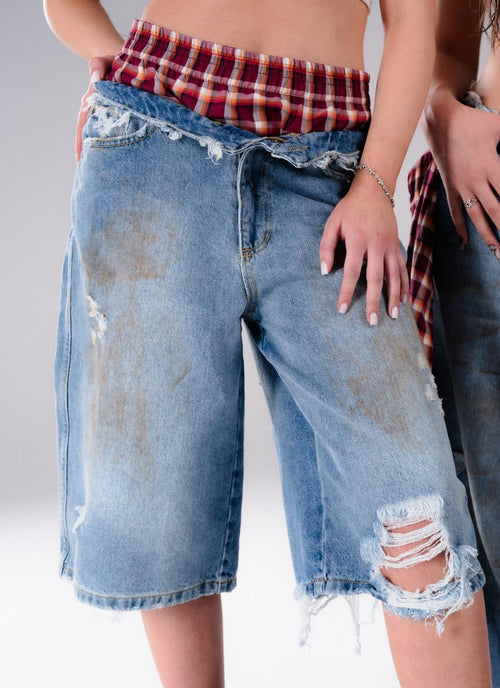 BURGUNDY REBEL JEANS